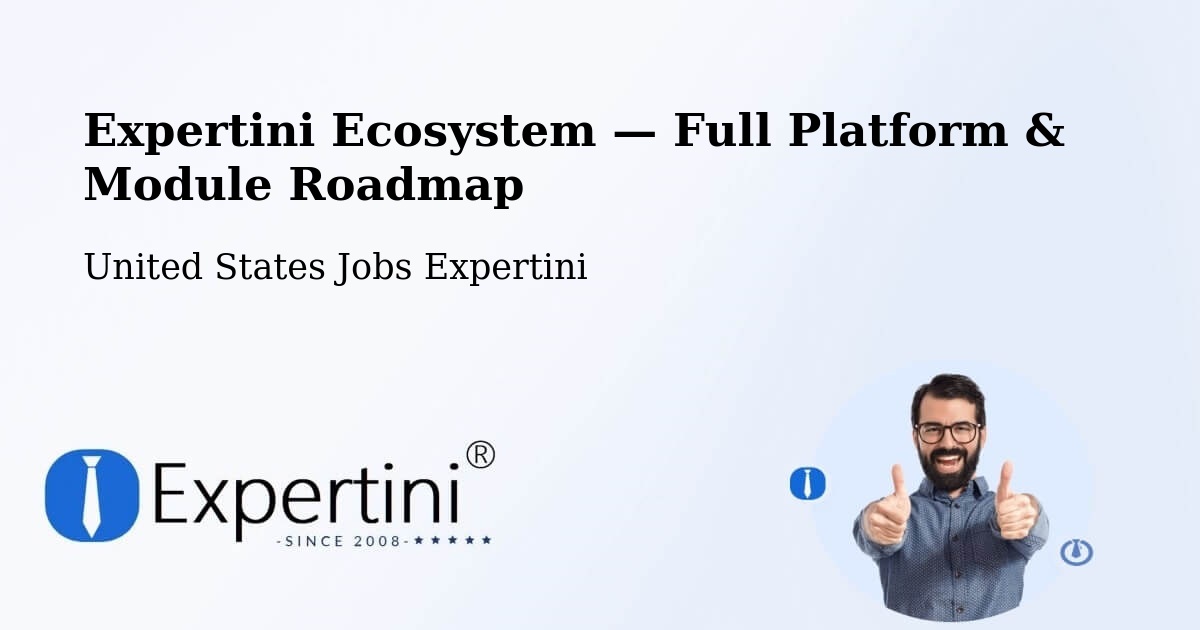 Expertini Ecosystem — Full Platform & Module Roadmap – Deephaven